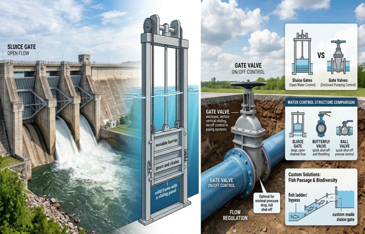 Sluice Gate vs. Other Water Control Structures: What You Need to Know