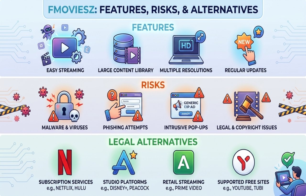 fmoviesz: Features, Risks, and Alternatives